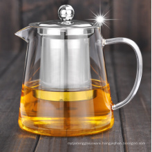 2016 well popular pyrex glass tea pot,tea pot